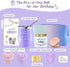 Spa Birthday Gift Basket Box for Women with Wine Tumbler